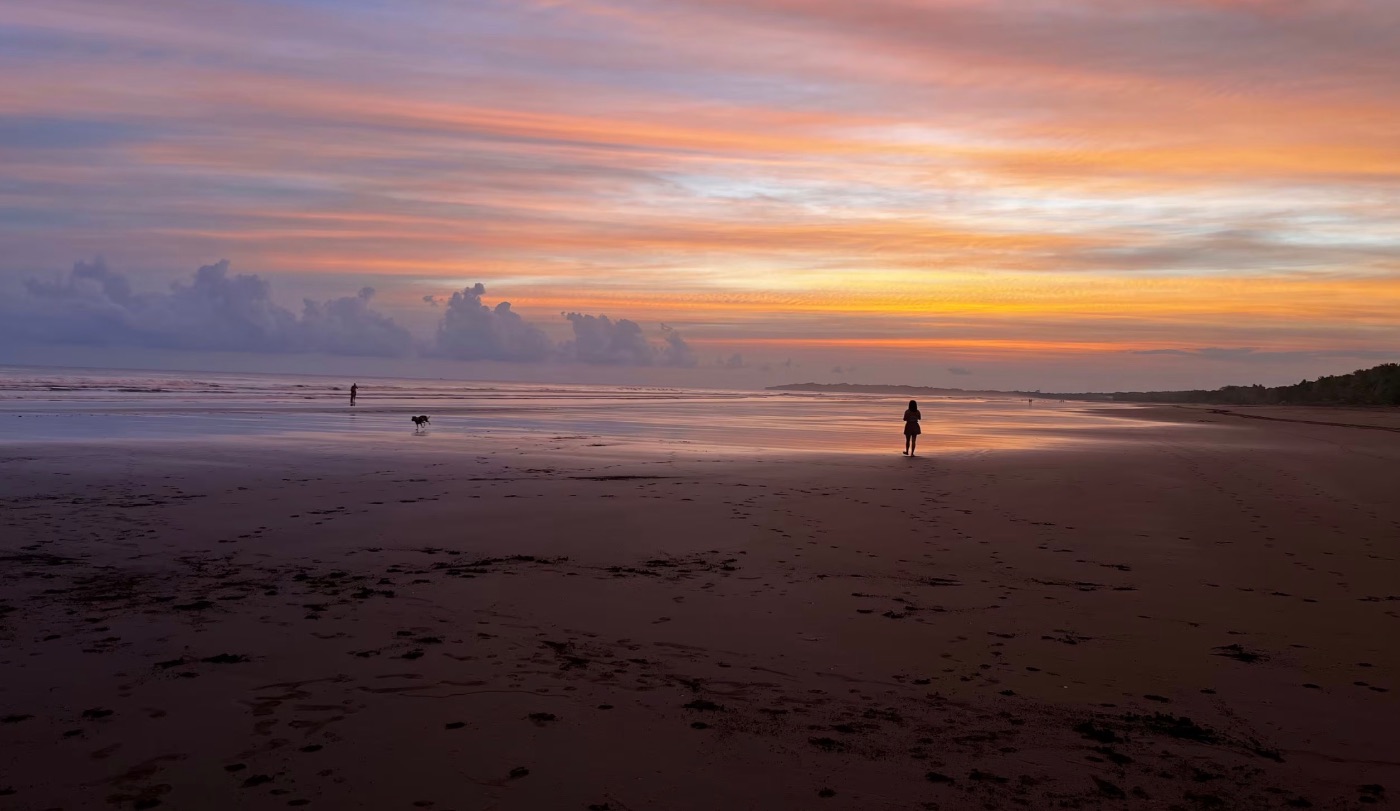 Sunset over the Pacific